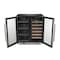 Whynter 30 in Built-In French Door Dual Zone Wine Refrigerator/Beverage Center BWB-3388FDS - alternate 9
